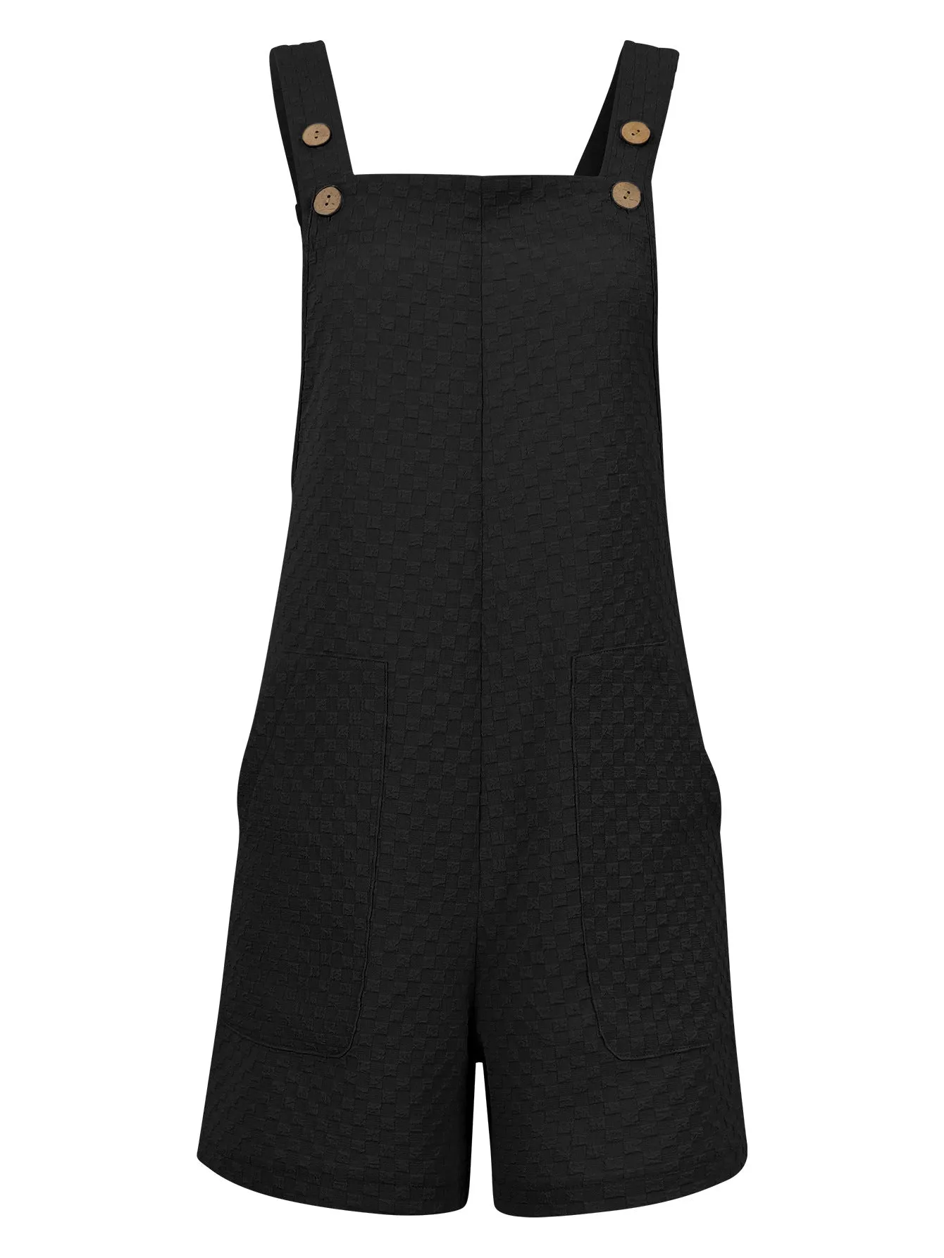 1940s Button Pocket Strap Straight Romper sold by Retro Stage product image thumbnail 5