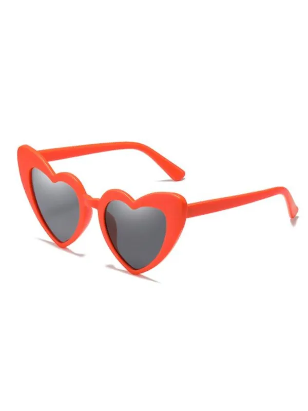 Vintage Alloy Temple Heart Frame Sunglasses sold by Retro Stage