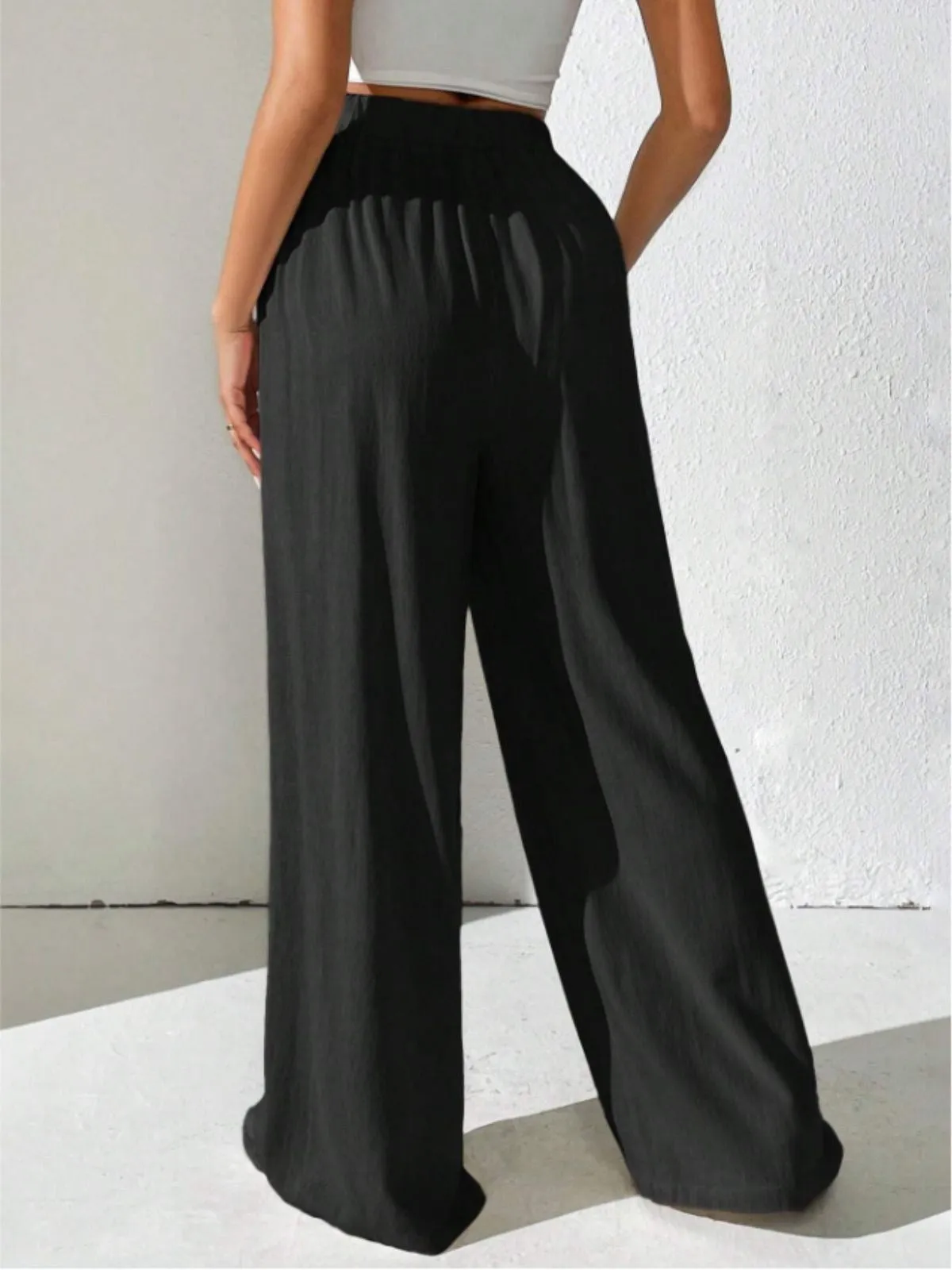 1930s Solid Cross Pleated Straight Pants sold by Retro Stage product image thumbnail 4