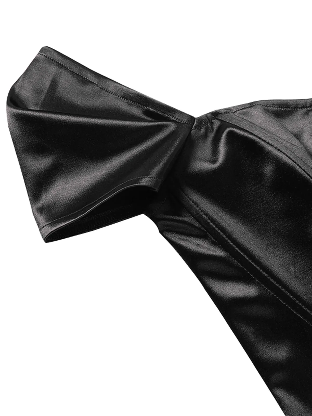 1930s Solid Satin Herringbone Court Style Top sold by Retro Stage product image thumbnail 4