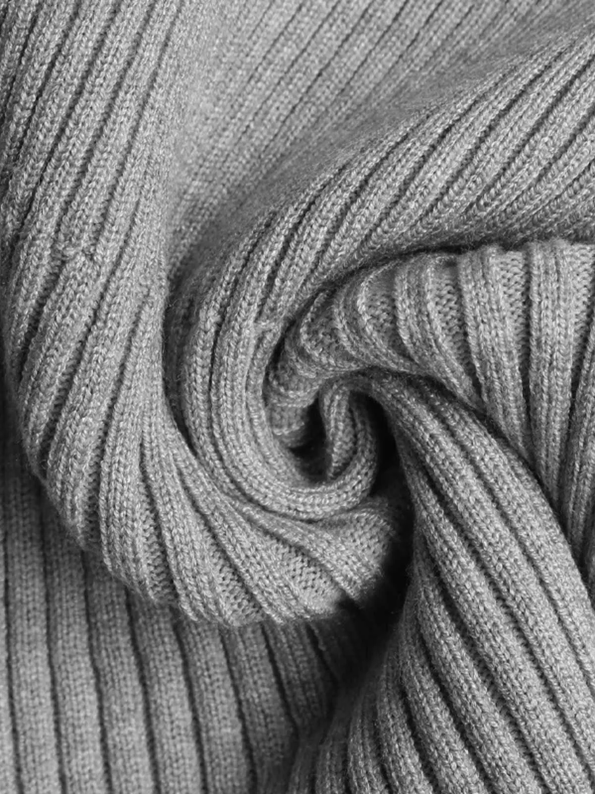 Grey 1950s Off-Shoulder Knitted Top sold by Retro Stage product image thumbnail 4