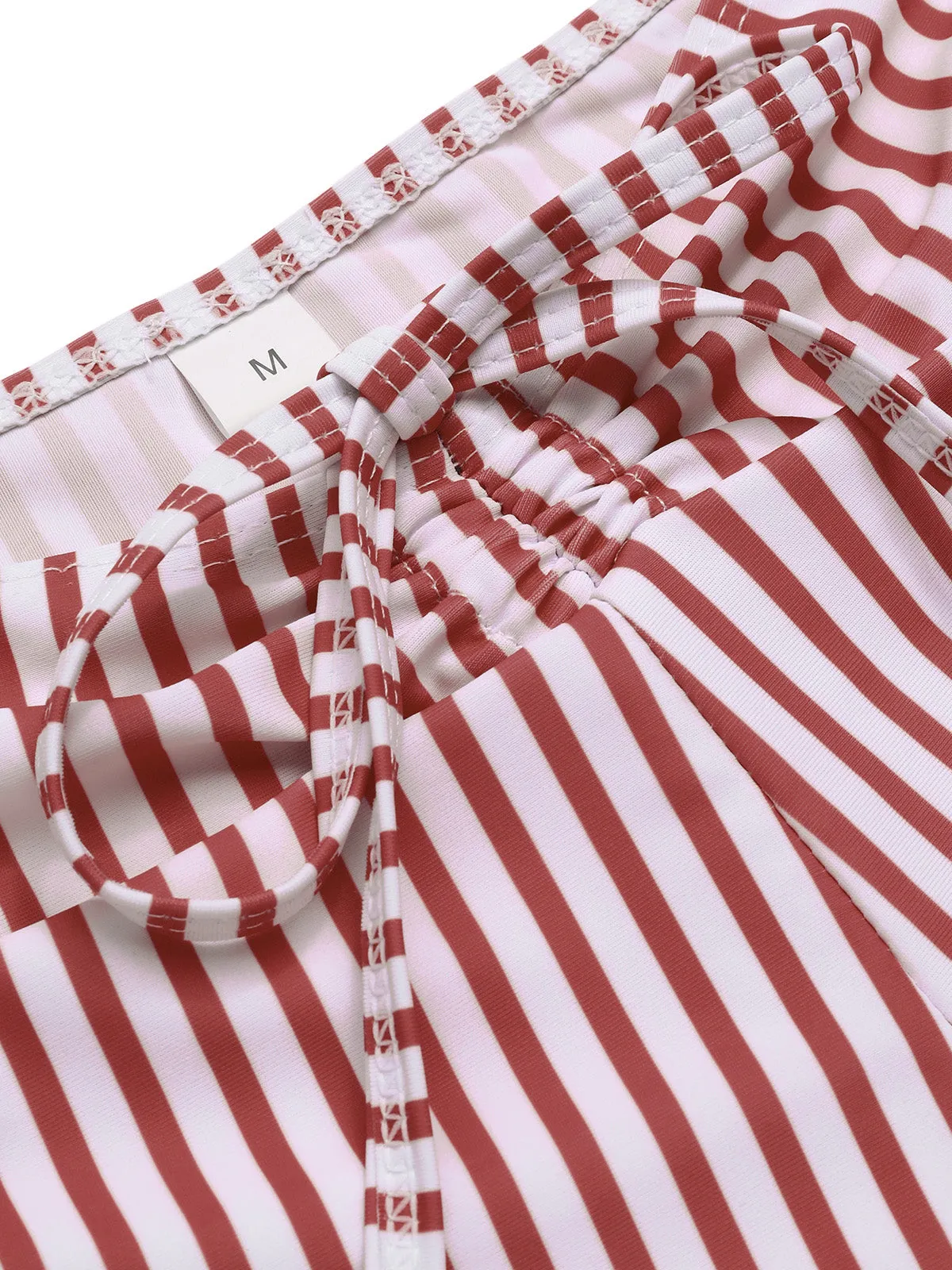 1930s Drawstring Straps Vertical Stripe Boxer Bikini sold by Retro Stage product image thumbnail 3