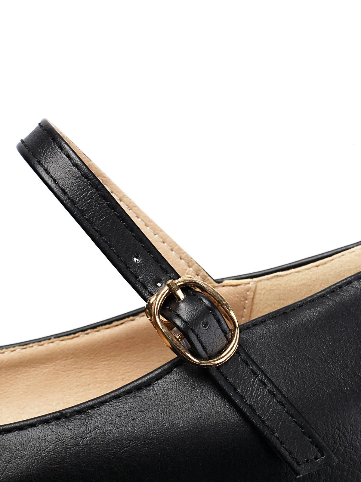 Polka Dot Round Toe Chunky Heels sold by Retro Stage product image thumbnail 4