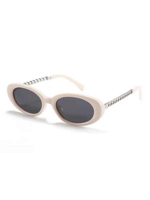 Vintage Chain Temple Oval Sunglasses sold by Retro Stage