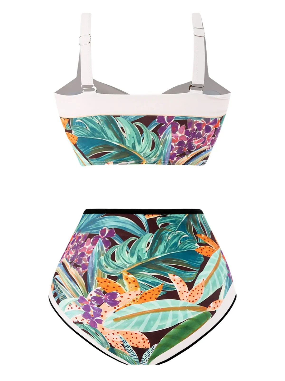 1940s Silhouette Plants Wide Straps Bikini sold by Retro Stage product image thumbnail 5