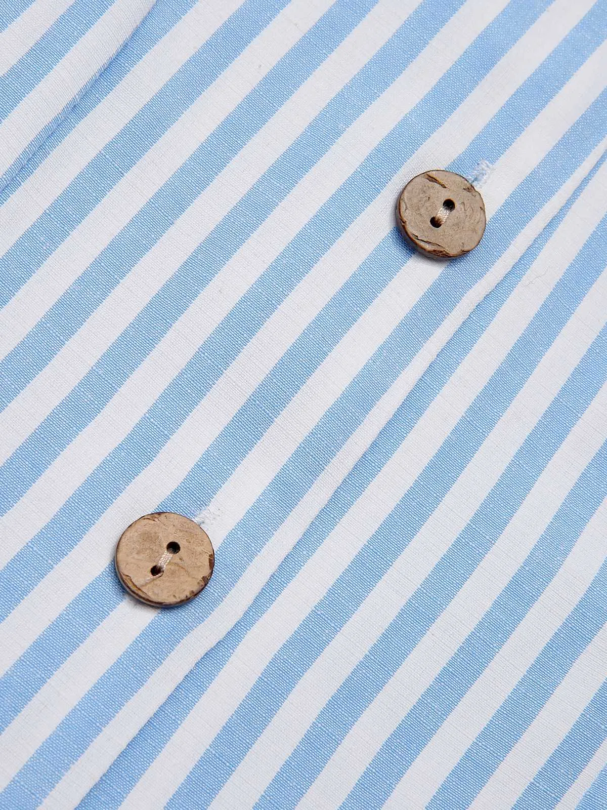 1950s V-Neck Stripes Sleeveless Belted Romper sold by Retro Stage product image thumbnail 3