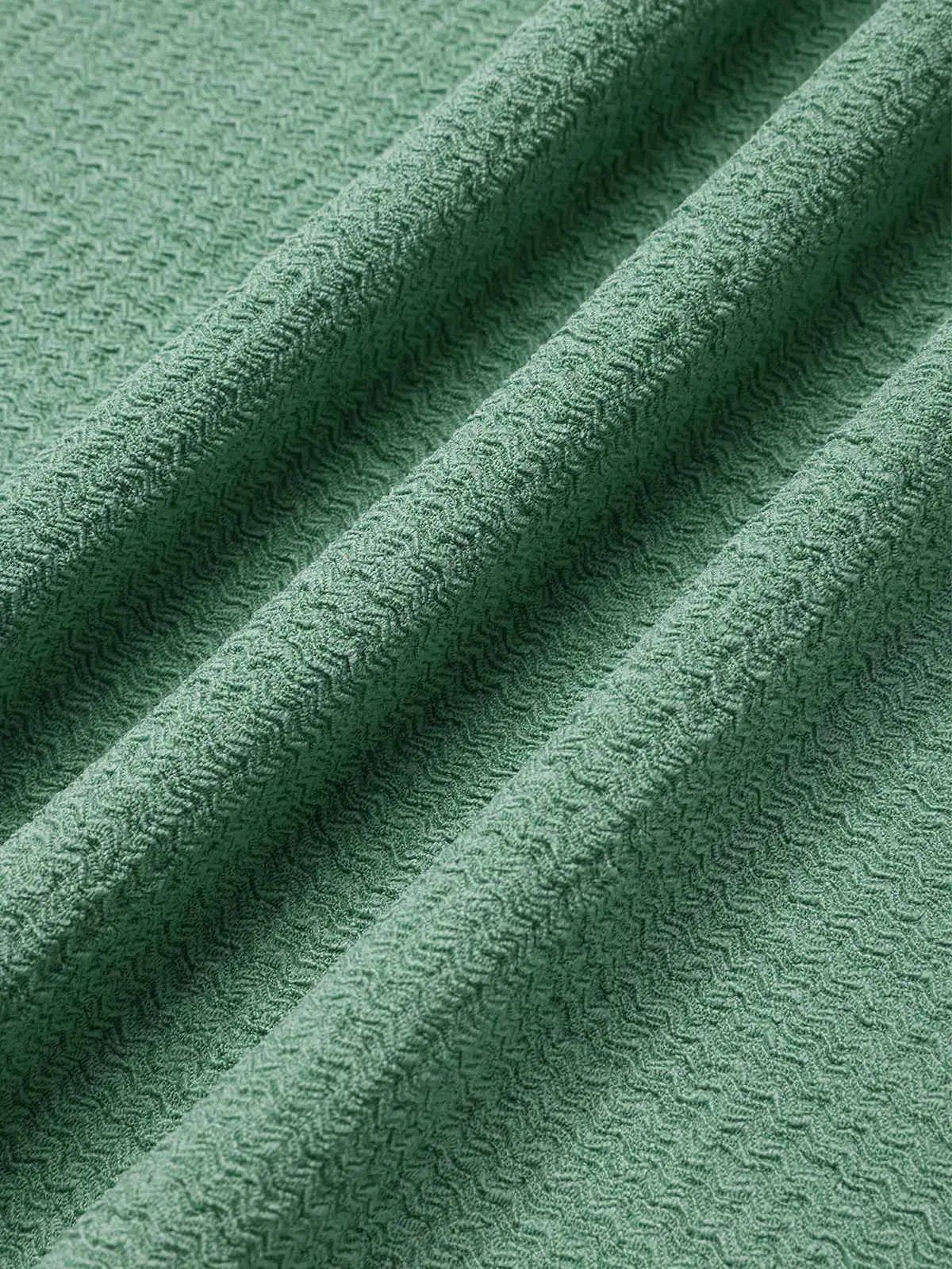 Green 1940s Solid Textured Wide-Leg Pants sold by Retro Stage product image thumbnail 3