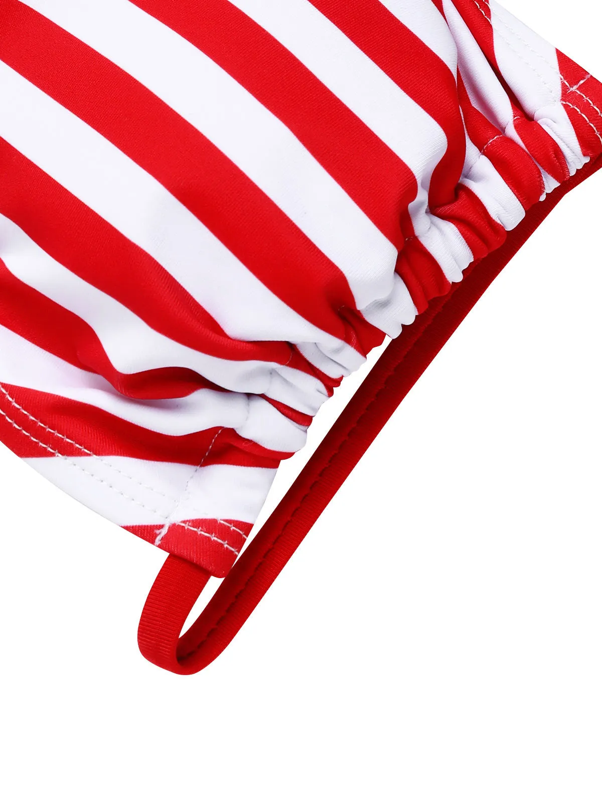 1960s Halter Contrast Stripes Stars Bikini sold by Retro Stage product image thumbnail 5