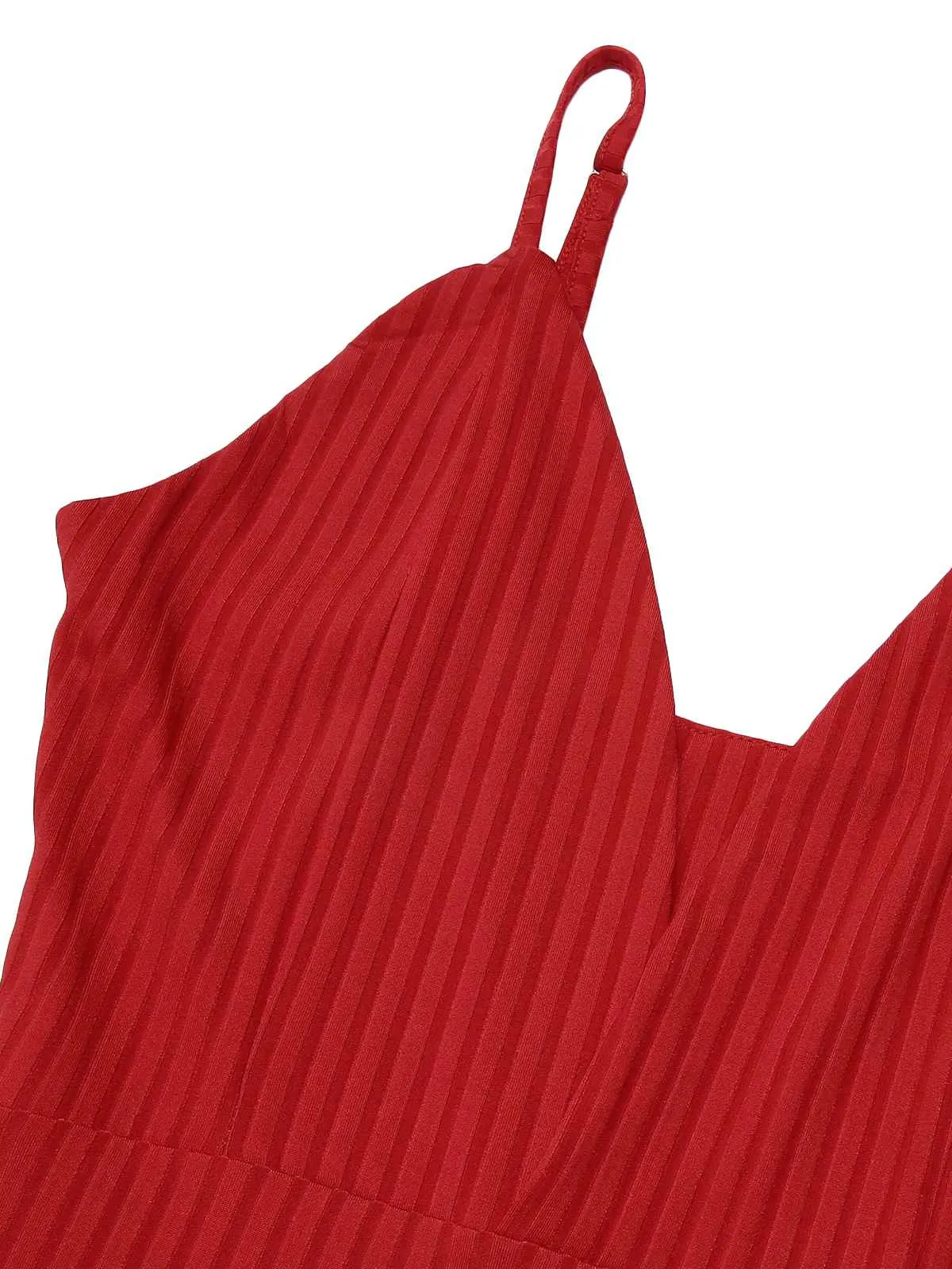 1930s Deep V-Neck Spaghetti Strap Wide-Leg Jumpsuit sold by Retro Stage product image thumbnail 5