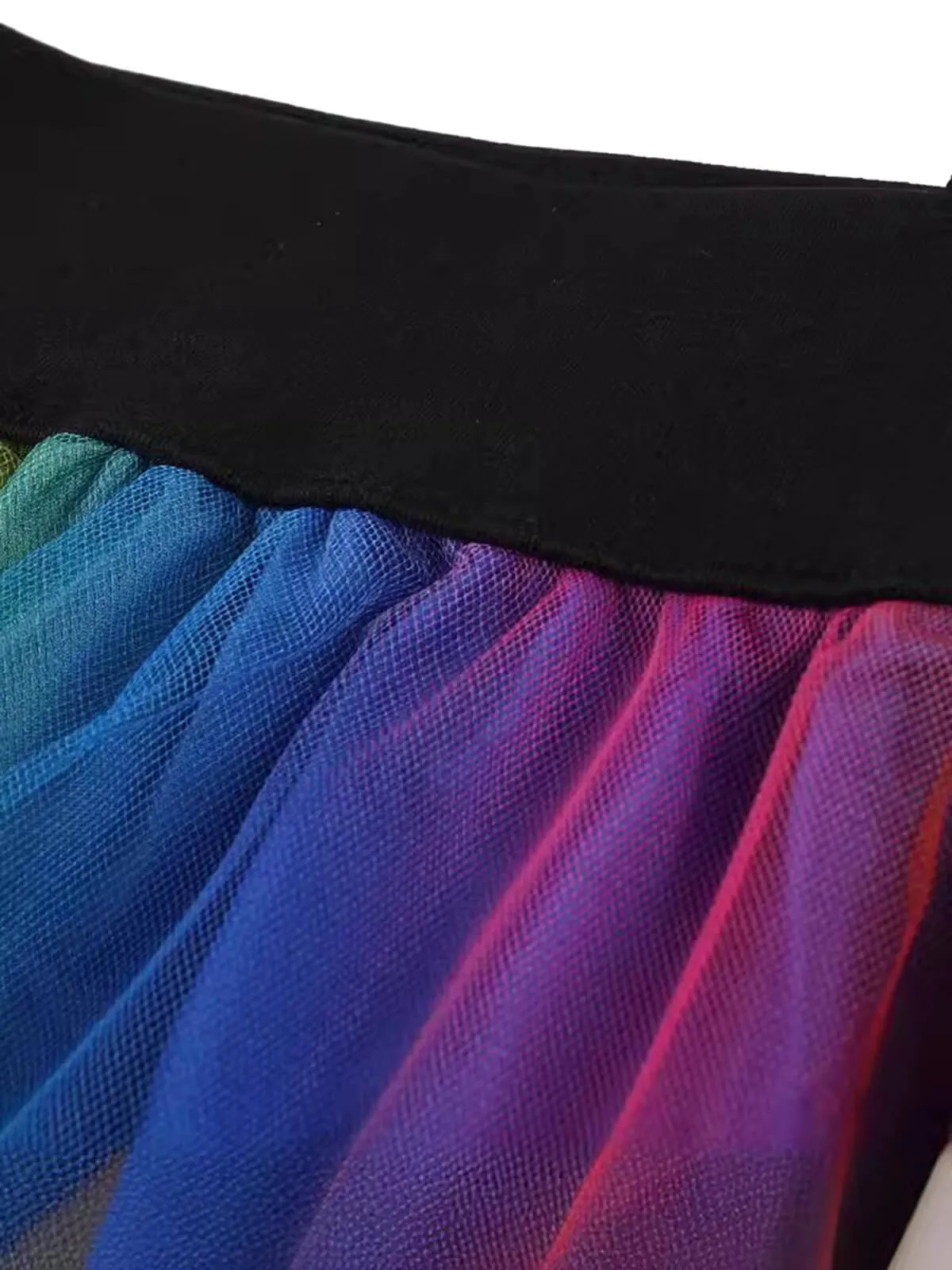 Multicolor 1950s Indistinct Swing Mesh Skirt sold by Retro Stage product image thumbnail 3