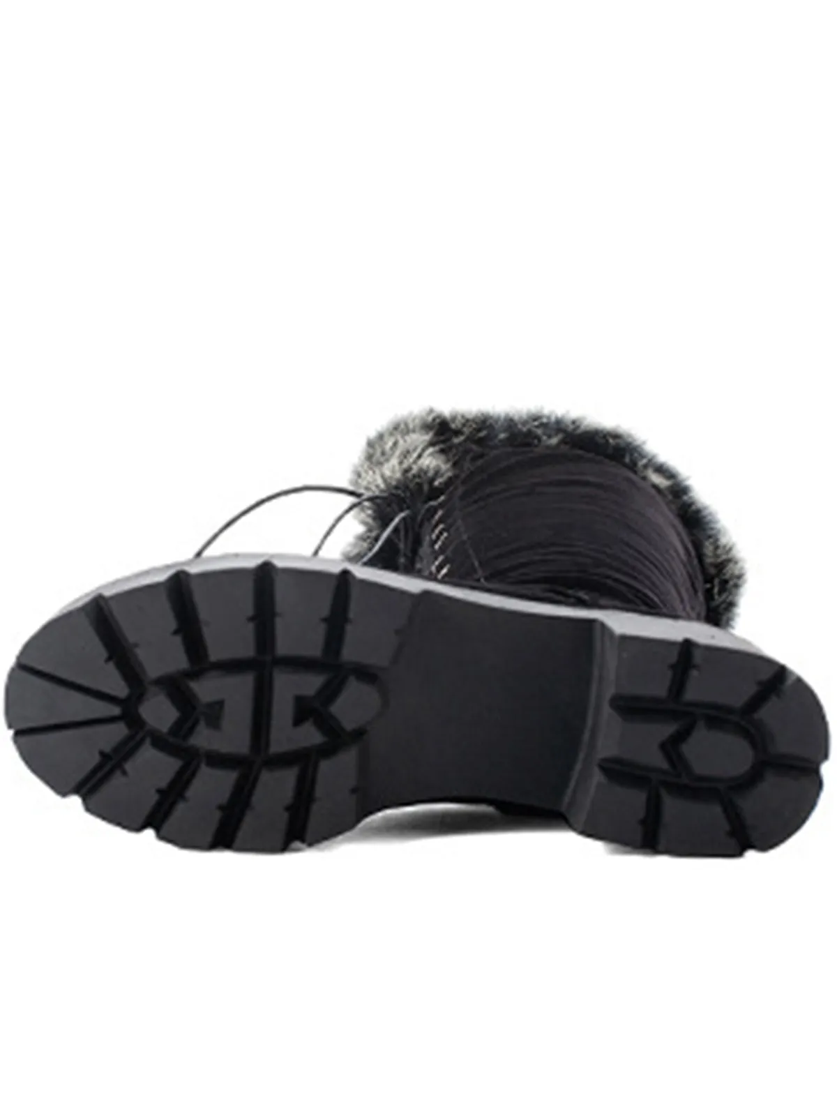 Retro Furry Chunky Heel Snow Boots sold by Retro Stage product image thumbnail 5