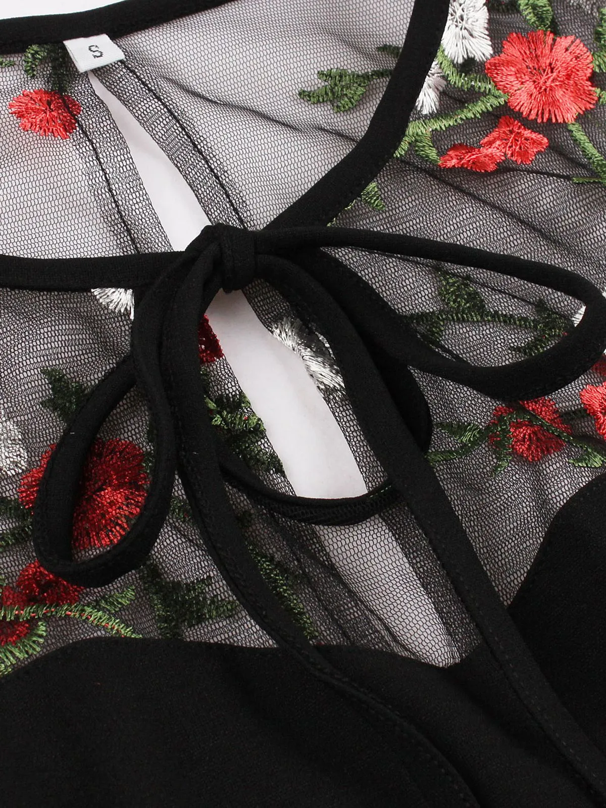 Black 1950s Halloween Lace Swing Dress sold by Retro Stage product image thumbnail 5