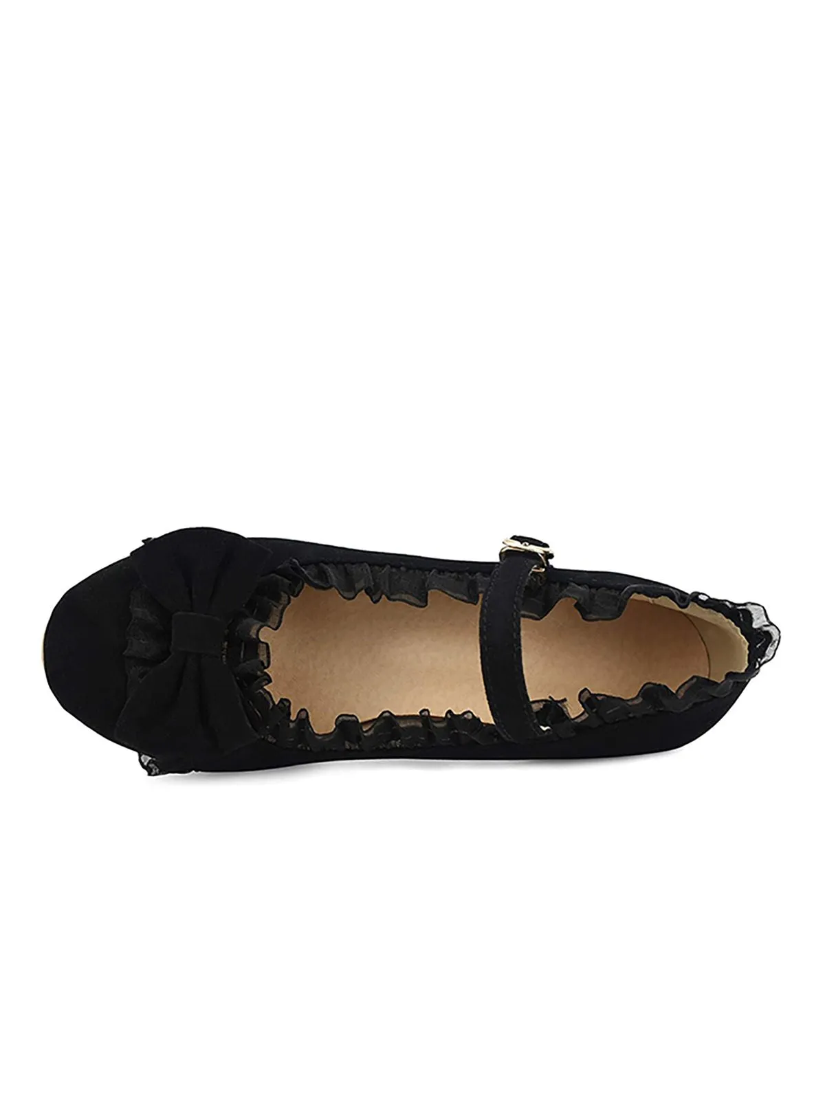 Retro Bowknot Lace High Heels Shoes sold by Retro Stage product image thumbnail 4