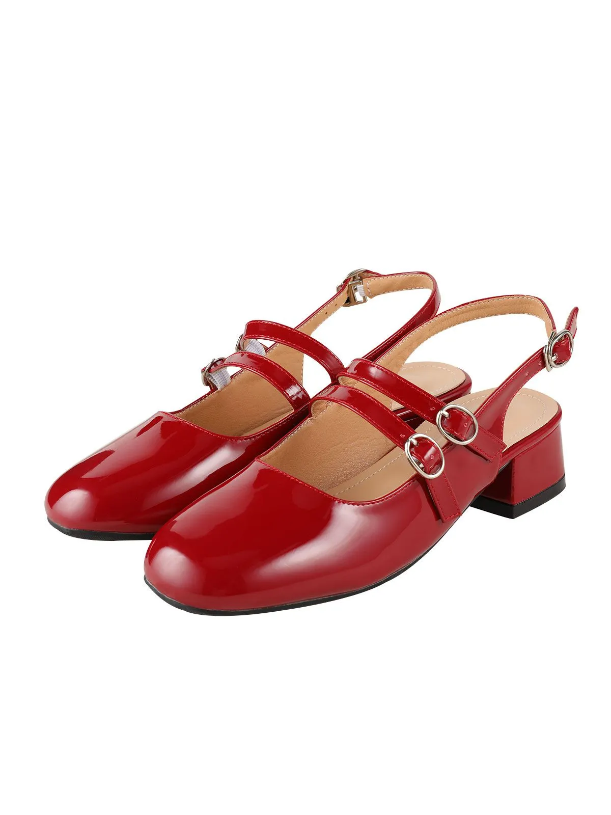 Vintage Solid Mary Janes Shoes sold by Retro Stage product image thumbnail 5