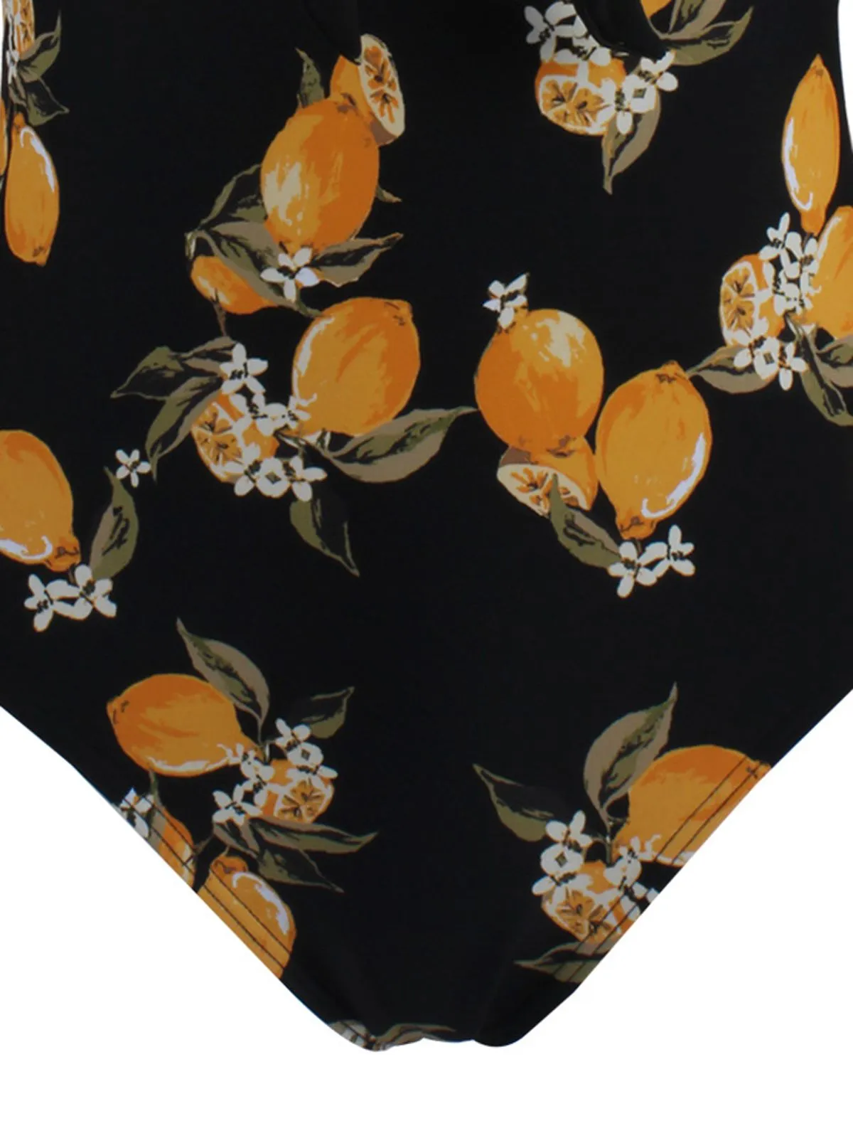 1950s Halter Lemon One-Piece Swimsuit sold by Retro Stage product image thumbnail 3