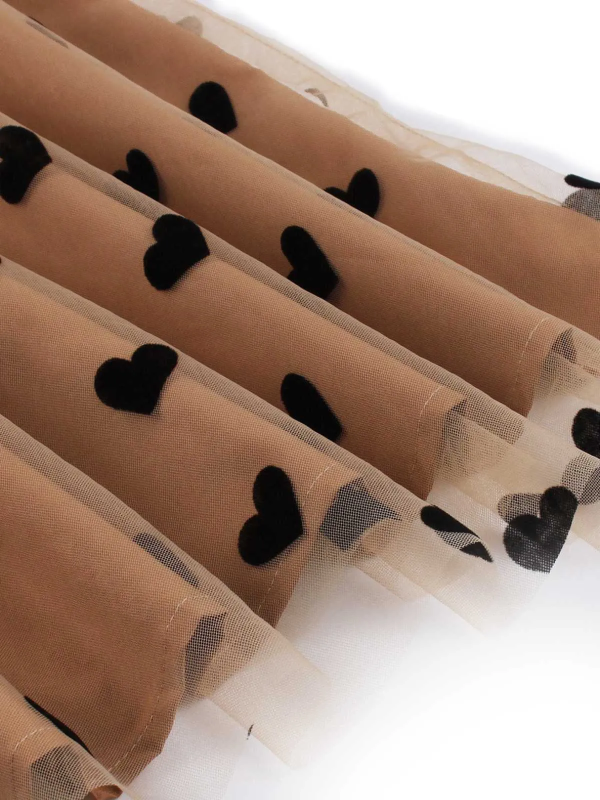 1950s Heart High Waist Swing Skirt sold by Retro Stage product image thumbnail 5