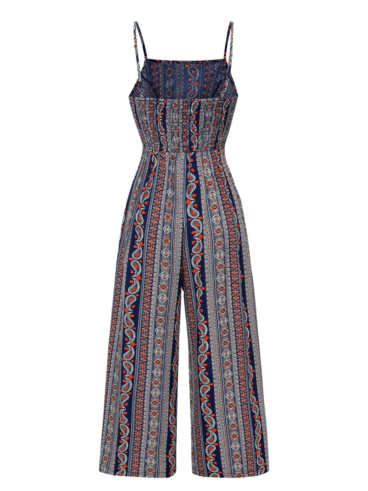 1930s Spaghetti Strap Bohemian Tie-Front Jumpsuit sold by Retro Stage product image thumbnail 3