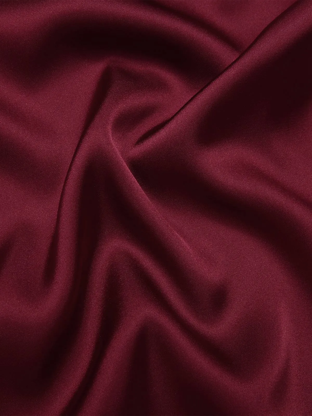 Red 1930s Spaghetti Straps Side-Slit Lace Nightgown sold by Retro Stage product image thumbnail 3