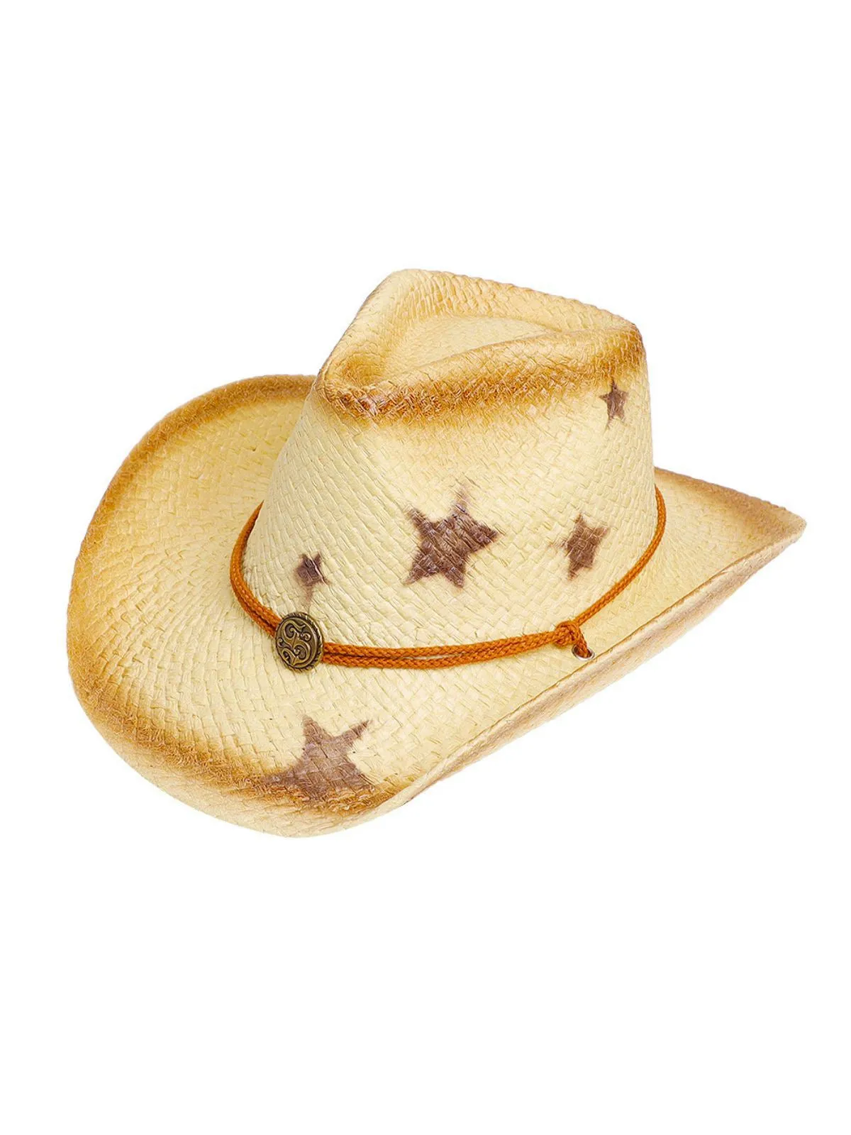 Vintage Wide Brim Star Cowgirl Sun Hat sold by Retro Stage product image thumbnail 3