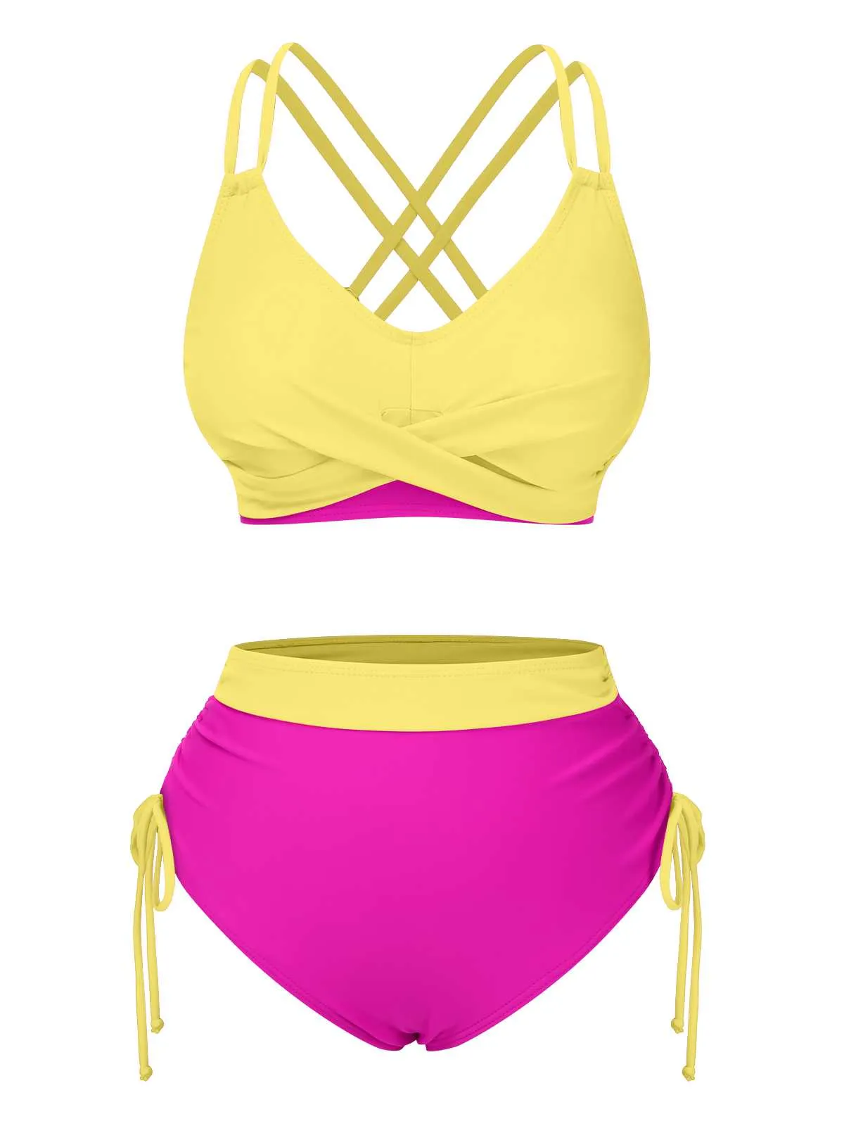 1940s Criss-Cross High-Waist Side-Tie Bikini sold by Retro Stage product image thumbnail 5