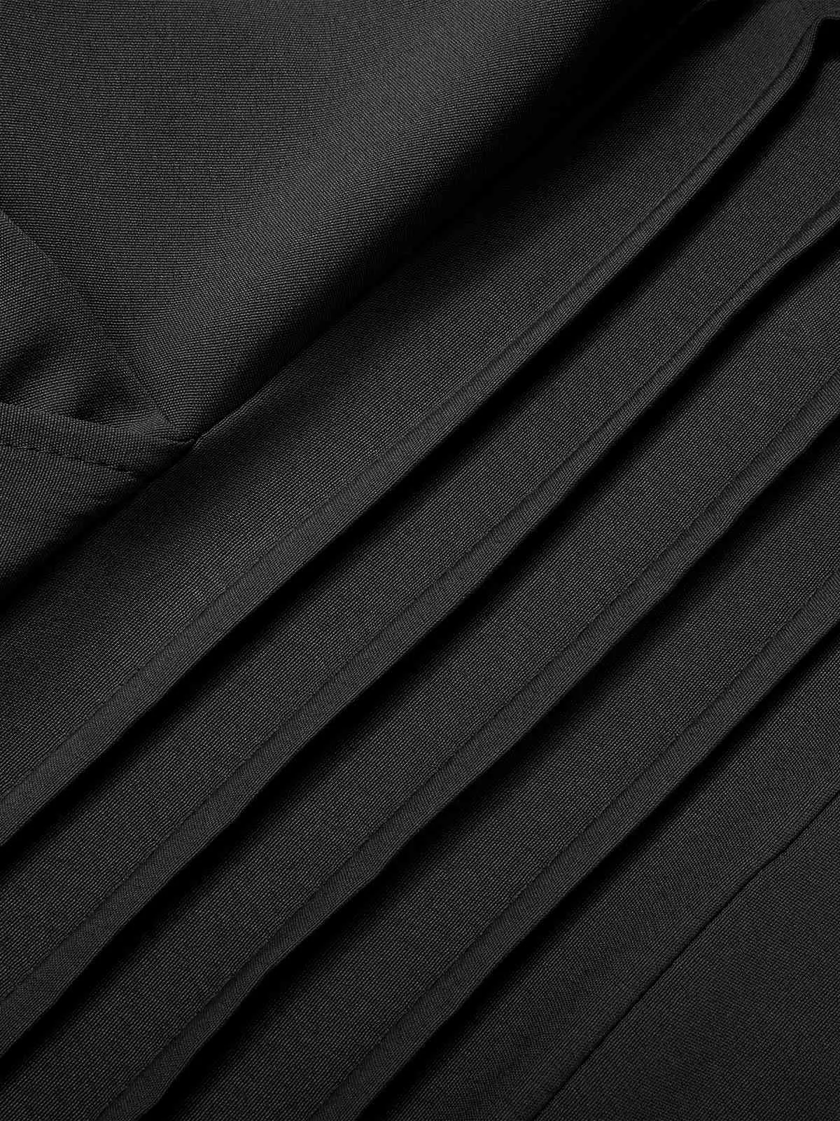 1940s Solid V-Neck Half Sleeves Jumpsuit sold by Retro Stage product image thumbnail 3