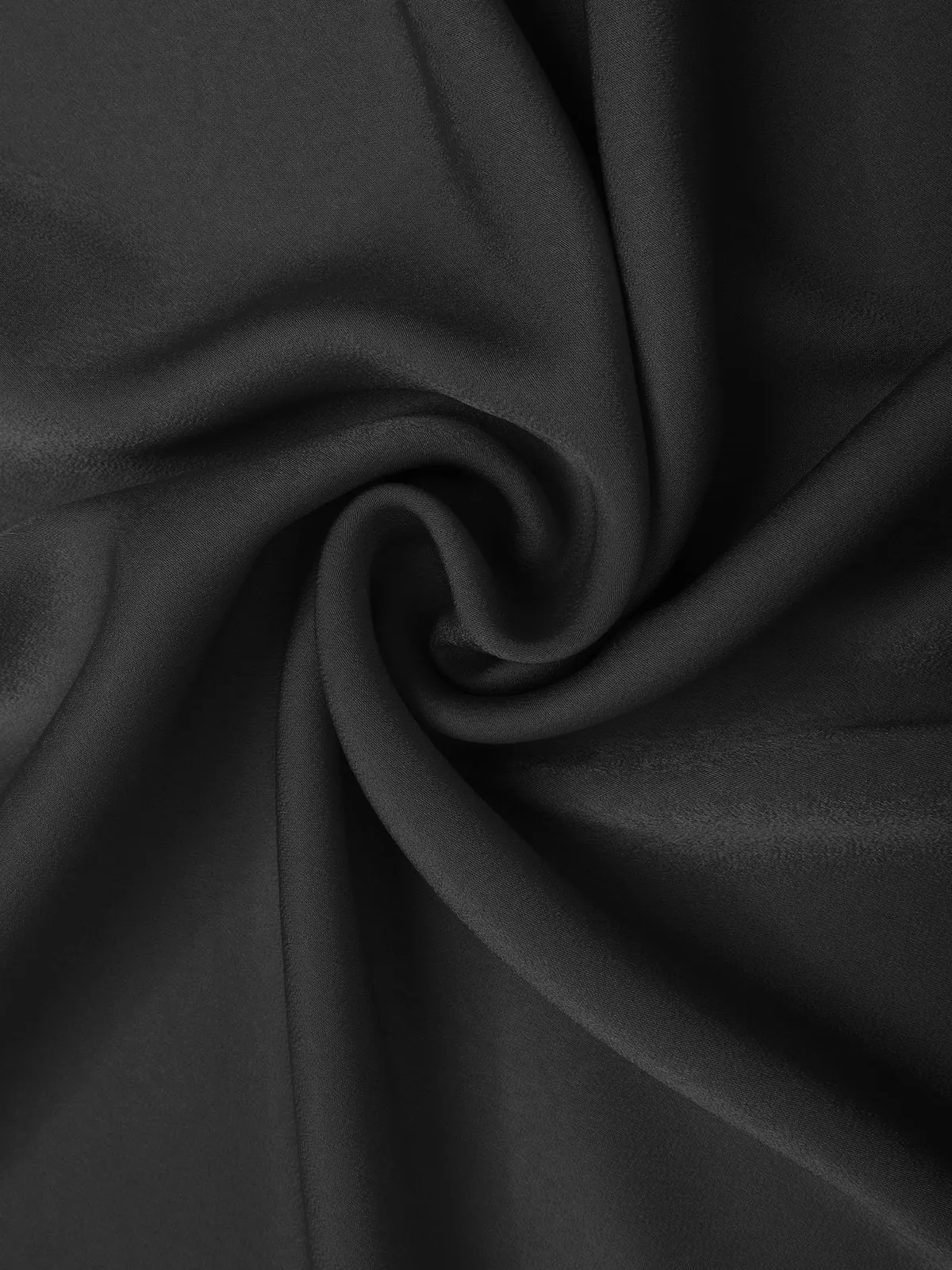 1930s Satin Solid V-Neck Fishtail Dress sold by Retro Stage product image thumbnail 4