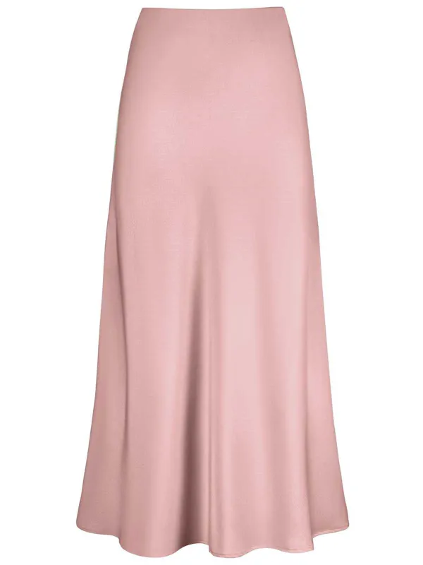 1930s High-Waist Satin Solid Mermaid Skirt sold by Retro Stage