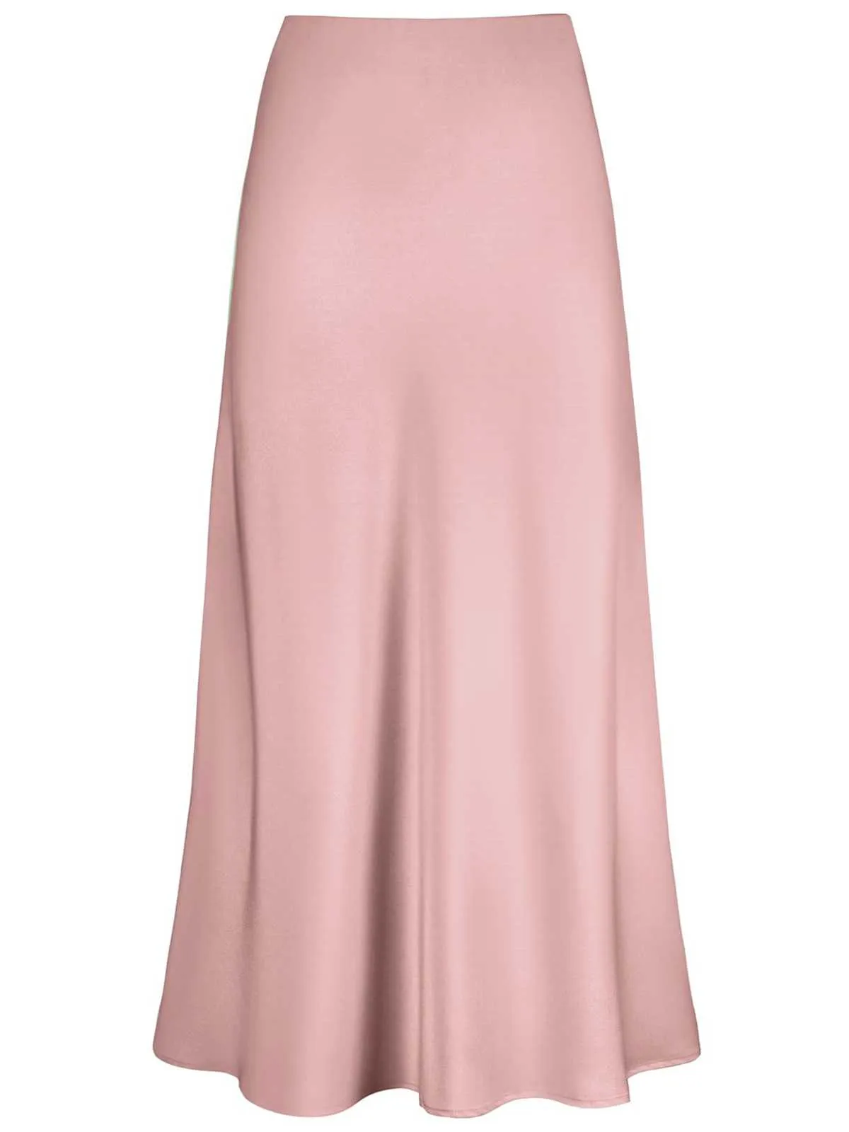 1930s High-Waist Satin Solid Mermaid Skirt sold by Retro Stage