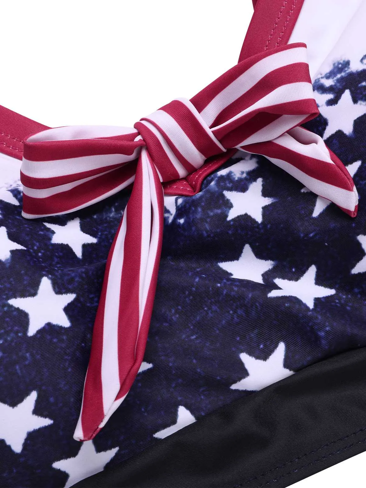 1960s Strap Stars Stripes Bow Bikini sold by Retro Stage product image thumbnail 3