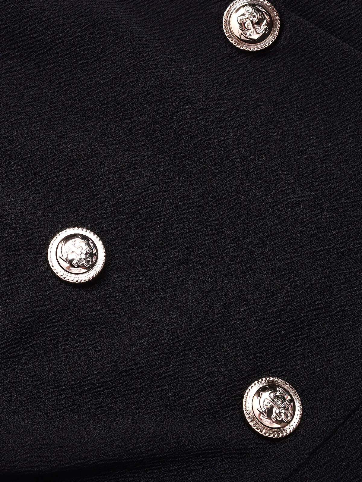 2PCS Black 1960s Double Breasted Sleeveless Vest & Wide Leg Pants sold by Retro Stage product image thumbnail 4