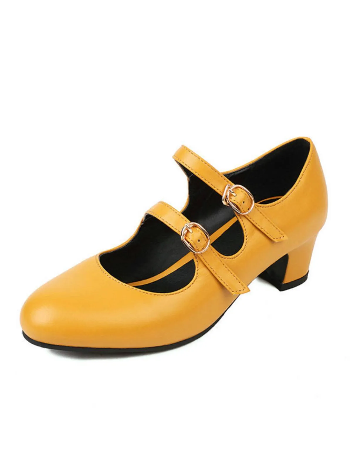 Double Buckle Heels Mary Jane Shoes sold by Retro Stage product image thumbnail 4