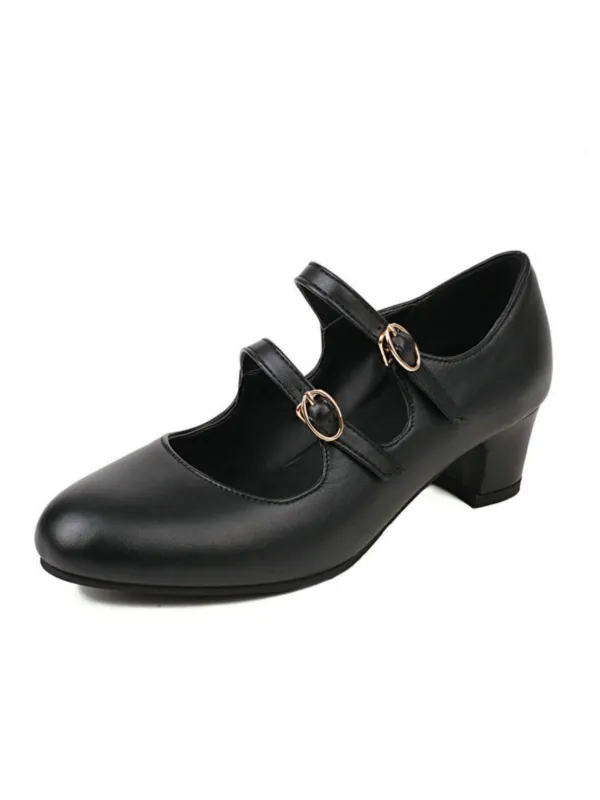 Double Buckle Heels Mary Jane Shoes sold by Retro Stage