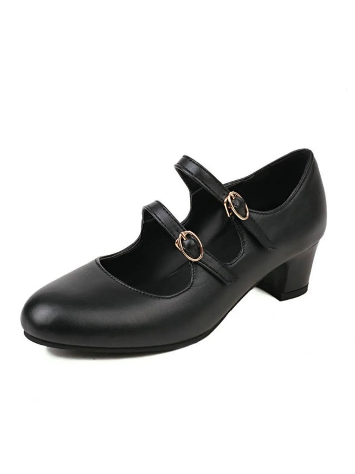Double Buckle Heels Mary Jane Shoes sold by Retro Stage