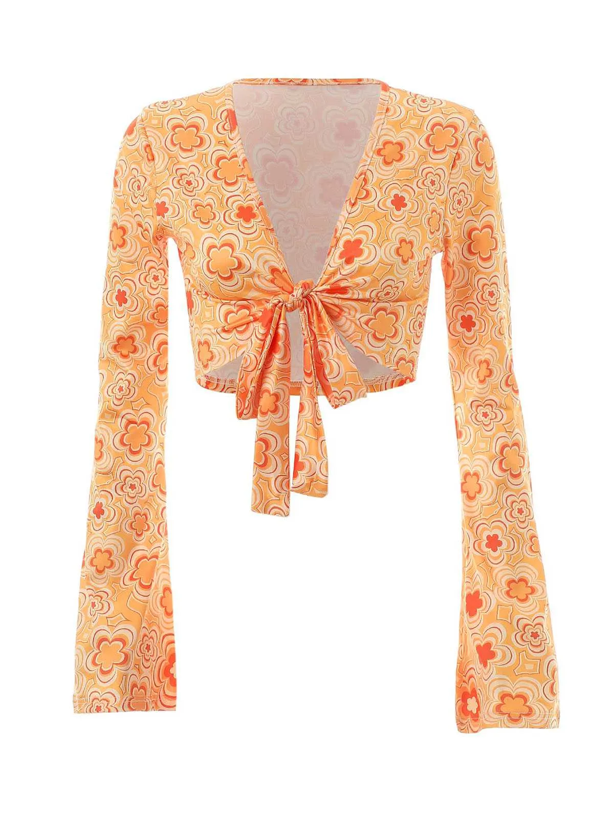 3PCS 1970s Flare Sleeve Disco Hippie Costume Set sold by Retro Stage product image thumbnail 5