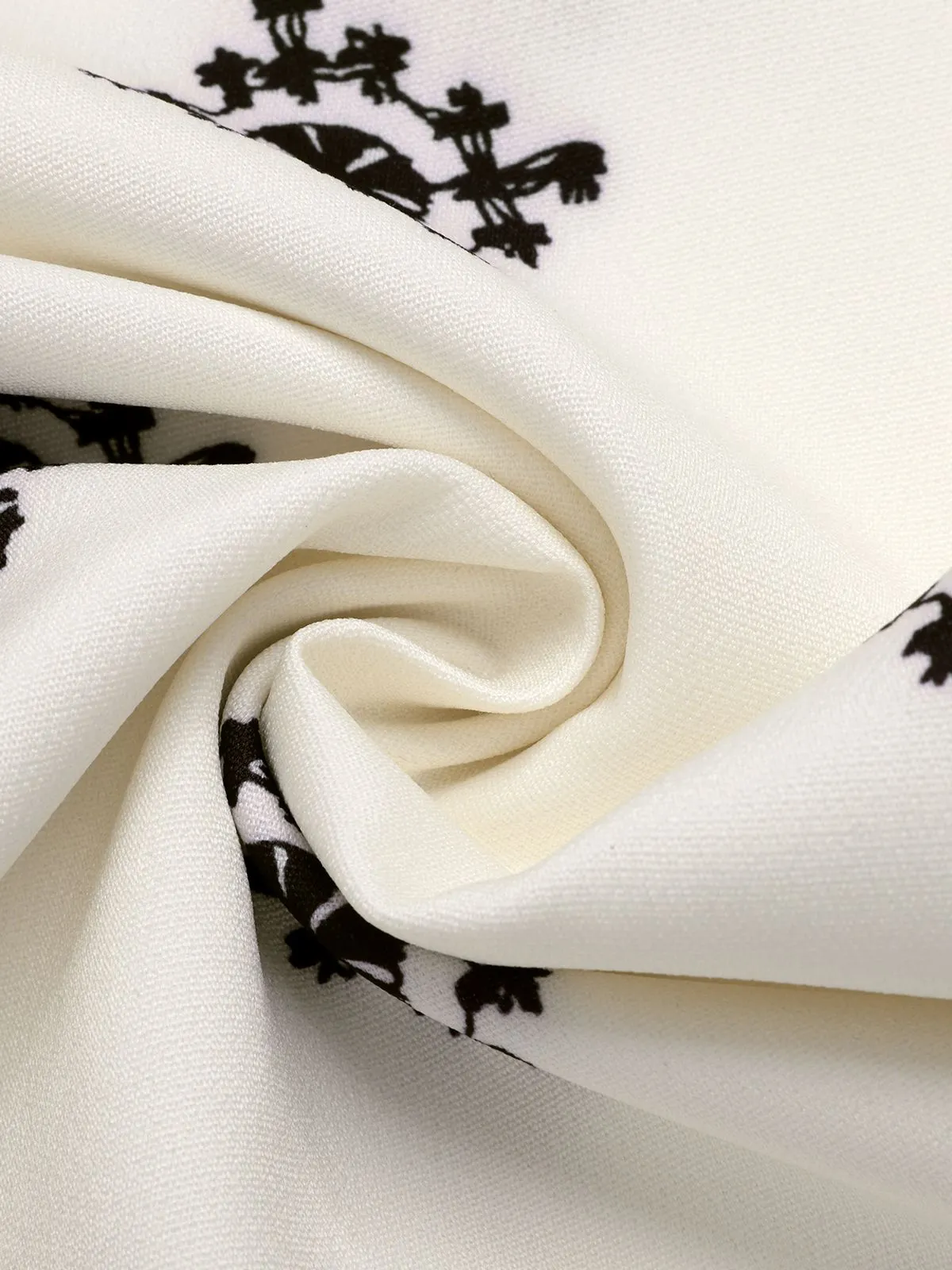 Beige 1970s Boho Style Wide-leg Pants sold by Retro Stage product image thumbnail 4