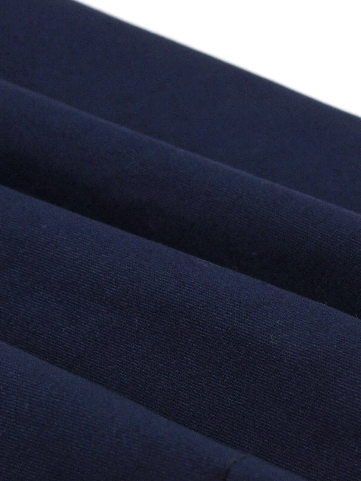 Blue 1950s Lapel Waist-Tie Cotton Dress sold by Retro Stage product image thumbnail 3