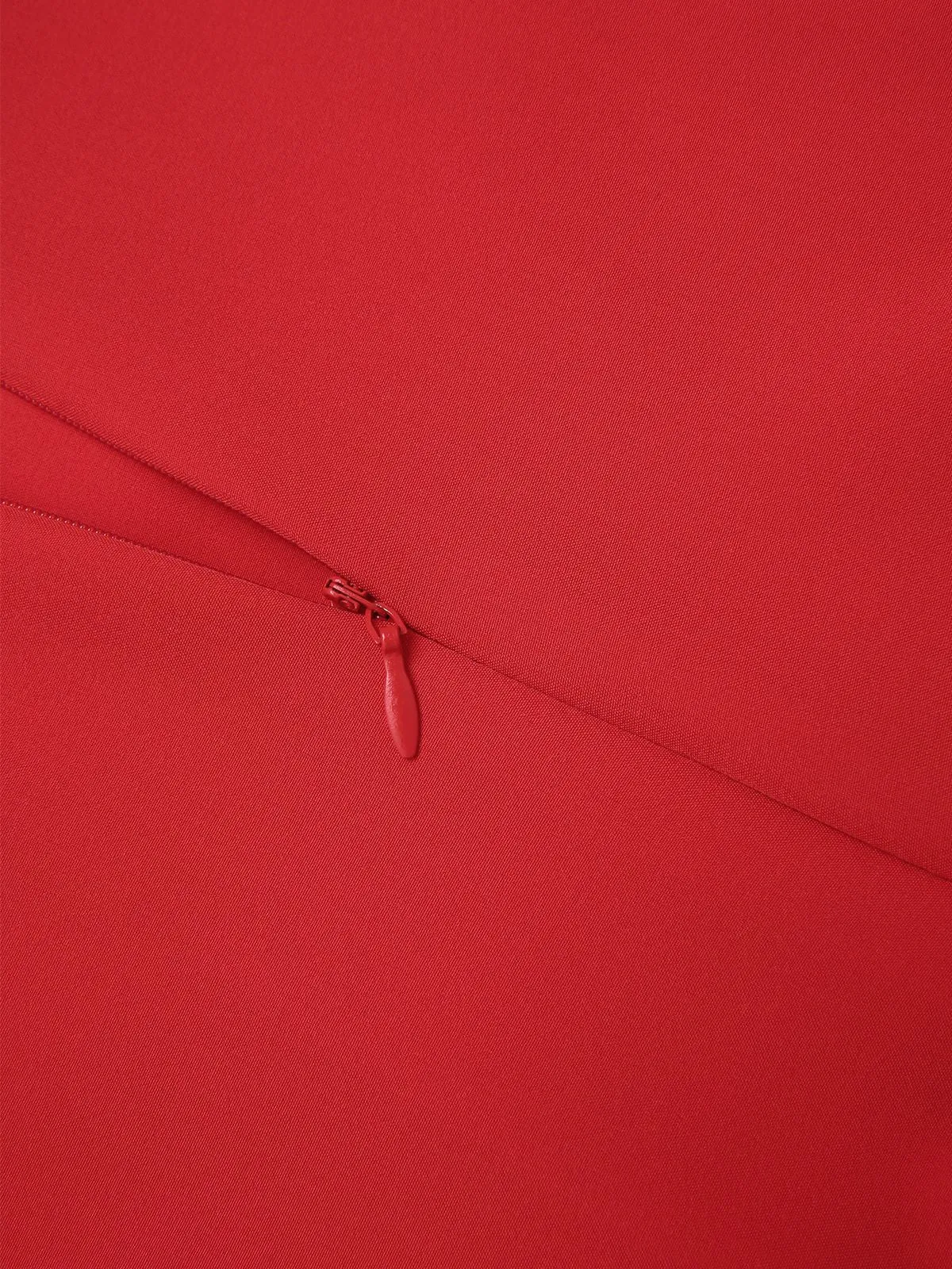 Red 1960s Solid Backless Romper sold by Retro Stage product image thumbnail 3