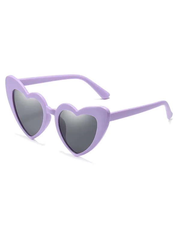 Vintage Alloy Temple Heart Frame Sunglasses sold by Retro Stage