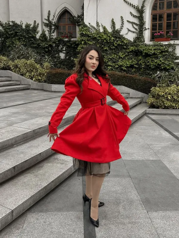 1950s Solid Color Lapel Slim Coat sold by Retro Stage