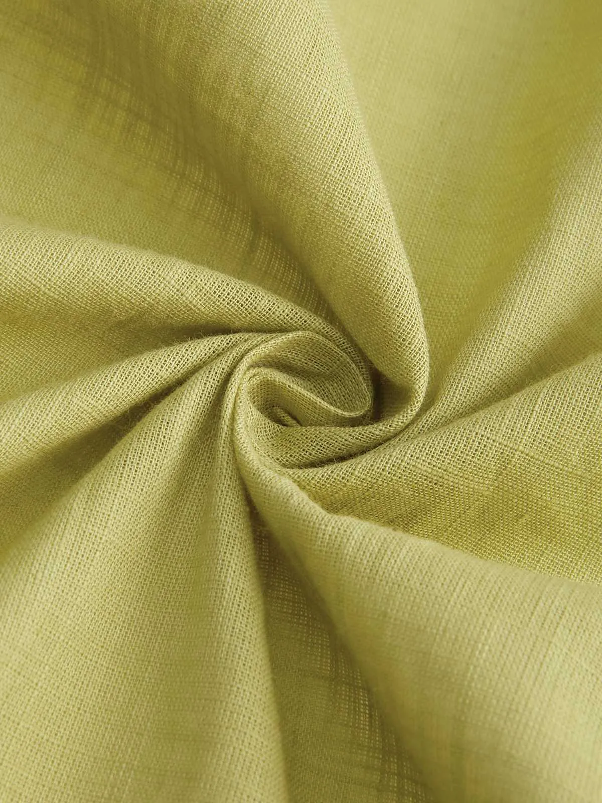 Green 1940s V-Neck Lapel Waist Tie Romper sold by Retro Stage product image thumbnail 4