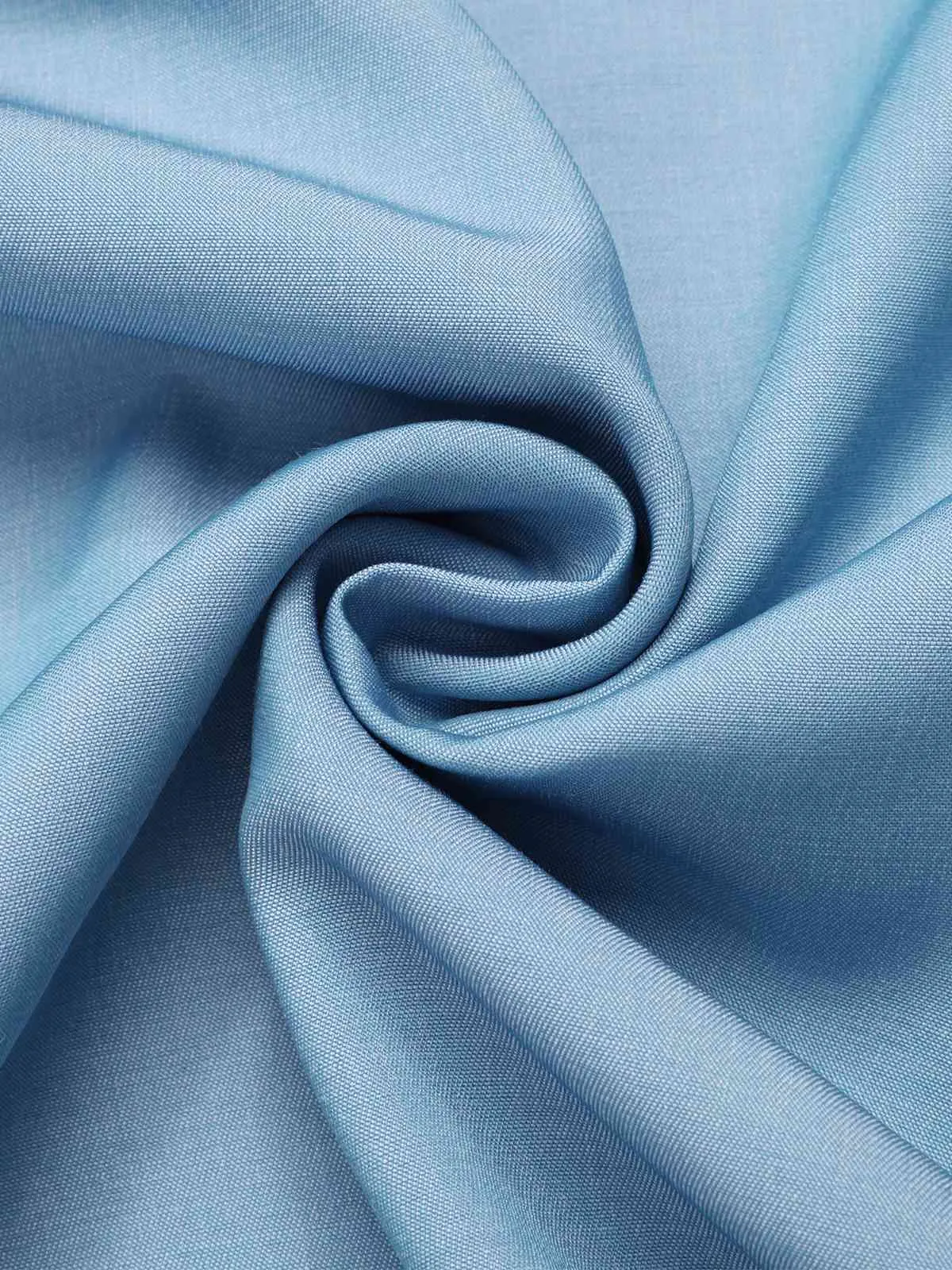 Light Blue 1930s Solid Straps Cotton Dress sold by Retro Stage product image thumbnail 4