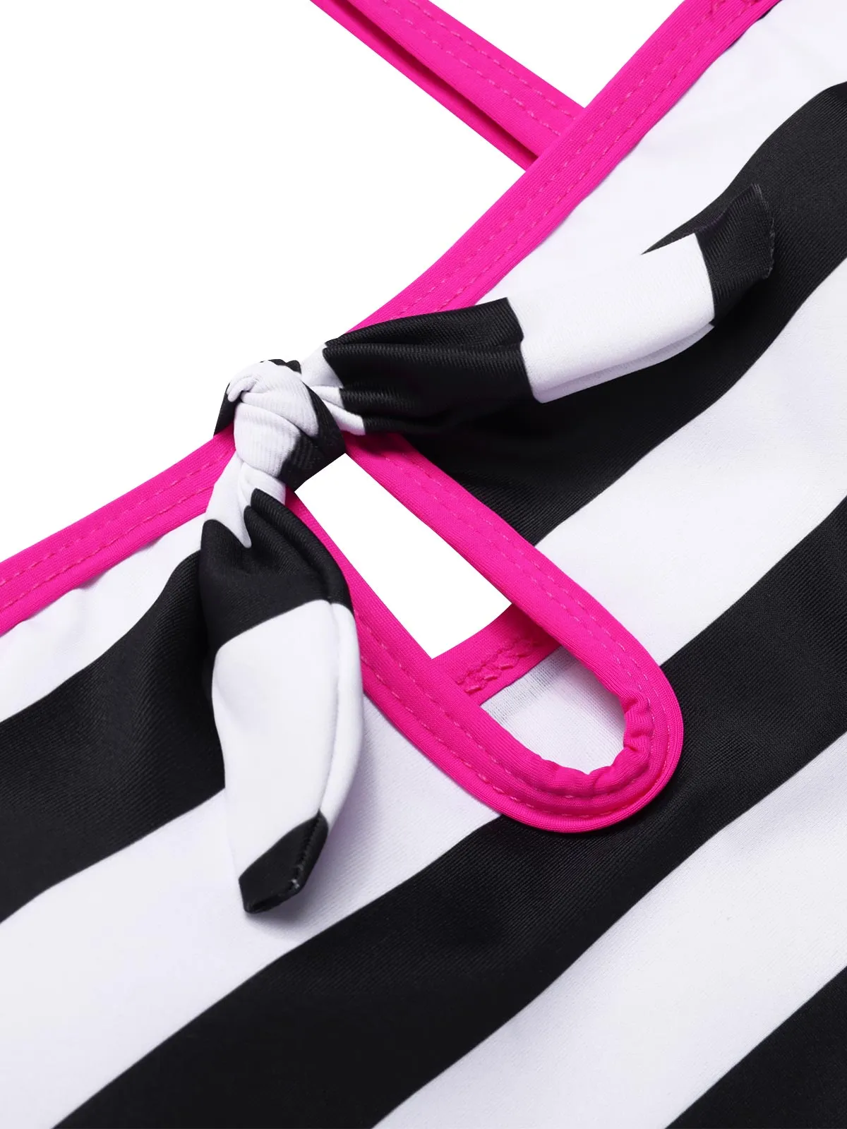 1960s Barbie Striped Hollow Bow Swimsuit sold by Retro Stage product image thumbnail 5