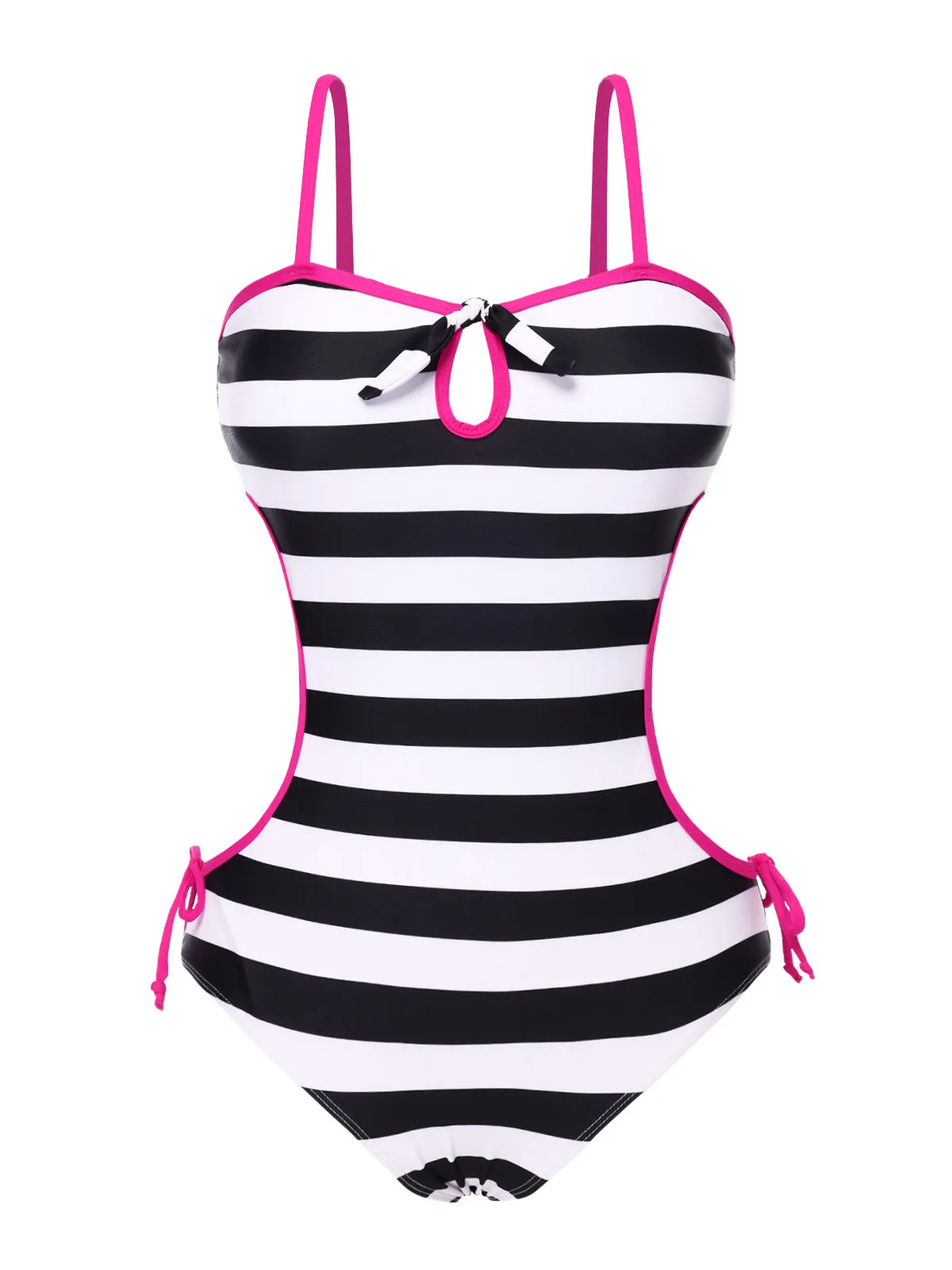 1960s Barbie Striped Hollow Bow Swimsuit sold by Retro Stage product image thumbnail 4