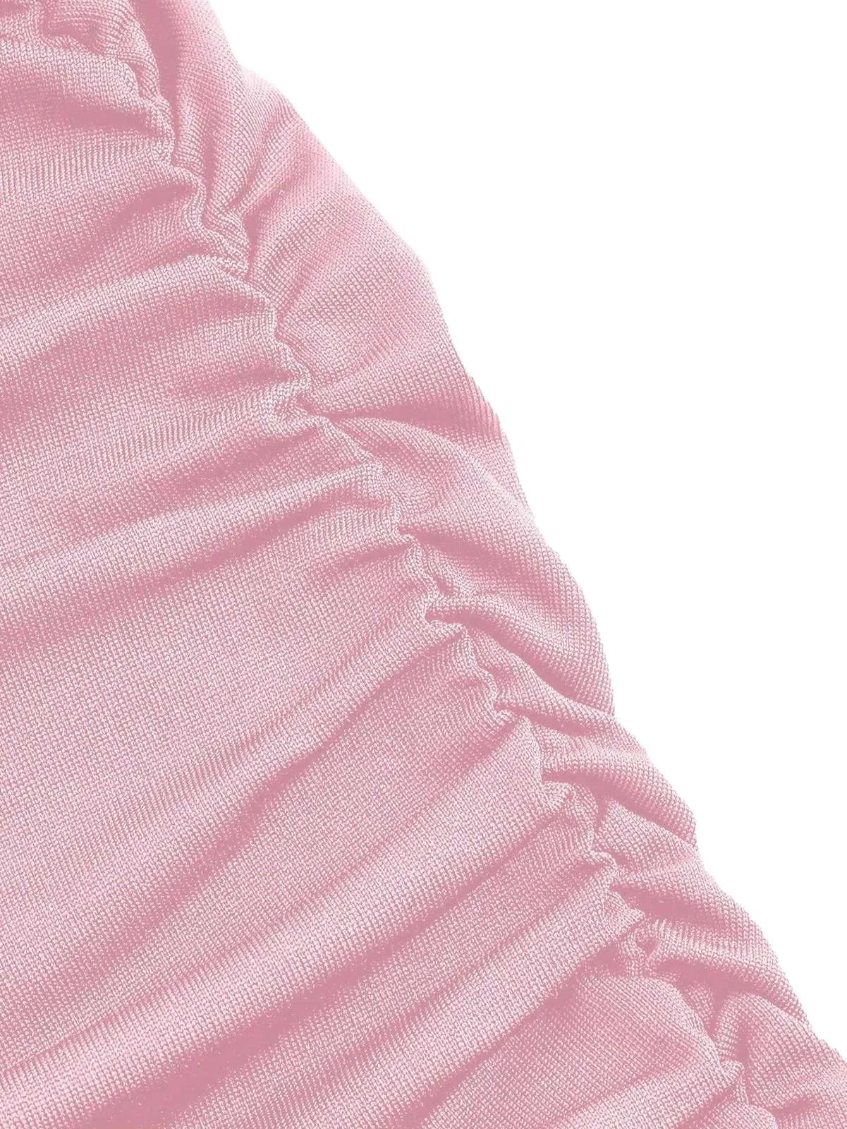 Pink 1930s Solid Wrinkles Fishtail Skirt sold by Retro Stage product image thumbnail 4