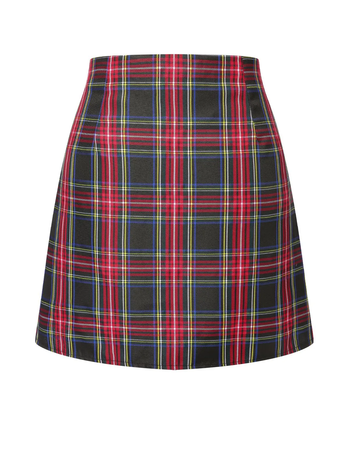 Multicolor 1960s Gingham Plaid Skirt sold by Retro Stage