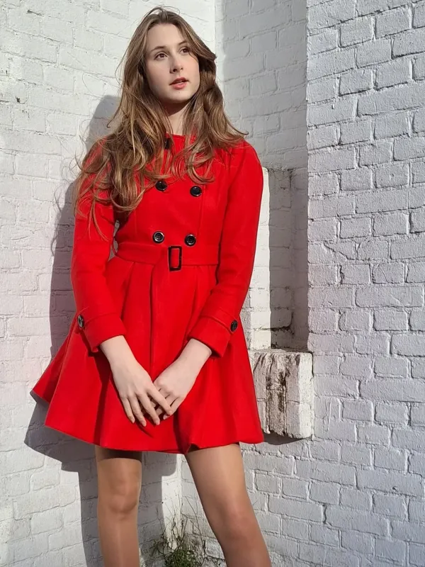 1950s Solid Color Lapel Slim Coat sold by Retro Stage