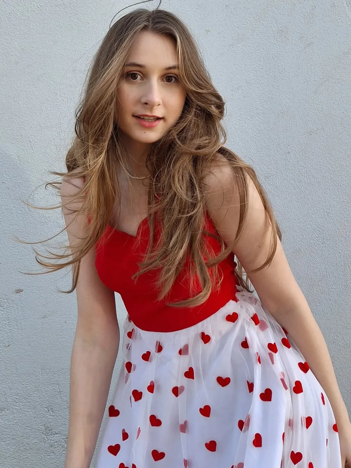 Red 1950s Heart Bow Sleeveless Dress sold by Retro Stage