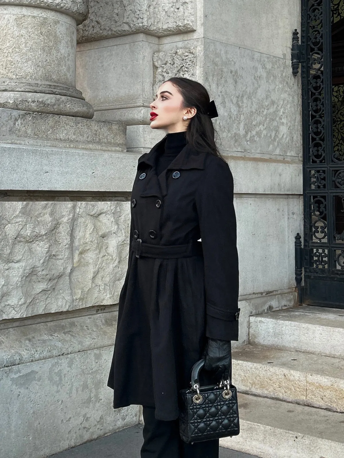 1950s Solid Color Lapel Slim Coat sold by Retro Stage