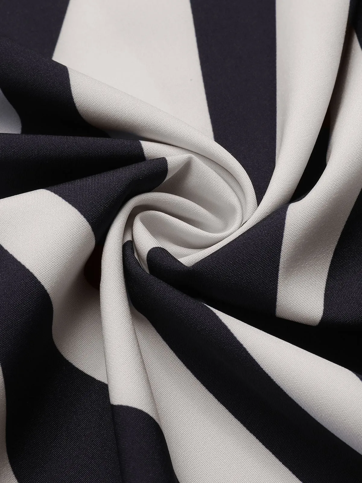 1940s Irregular Print Off-shoulder Belted Dress sold by Retro Stage product image thumbnail 4