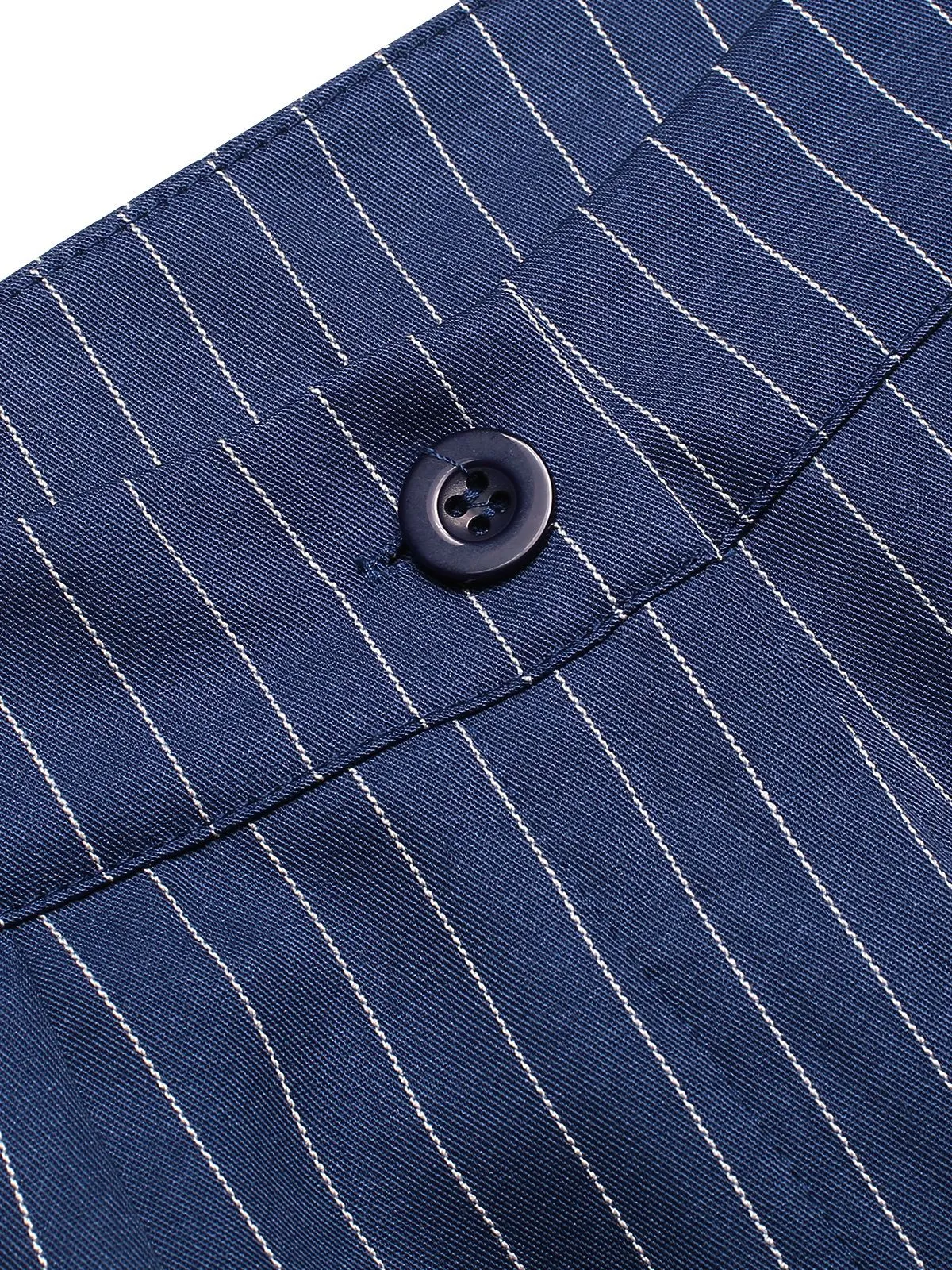 Blue 1940s Striped Wide-Leg Pants sold by Retro Stage product image thumbnail 4